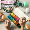 18 PCS 3 Colors Wooden Fake Chicken Eggs,Wood Nest Egg Faux Egg for Crafts,Nesting Box,Easter,DIY,Help Hens Lay Eggs view 4