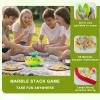 QTLJJBY Marble Balance Game, Wobble Marble Game, 60 Pieces Glass Marbles view 4