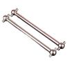 2pcs 61 63 70 77 84 86 89.5 101mm Drive Shaft Dogbone Transmission CVD for Tra-xxas Ta-Miya H-pi H-SP W-ltoy 1/10 RC Car(77mm) view 1