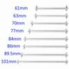 2pcs 61 63 70 77 84 86 89.5 101mm Drive Shaft Dogbone Transmission CVD for Tra-xxas Ta-Miya H-pi H-SP W-ltoy 1/10 RC Car(77mm) view 2