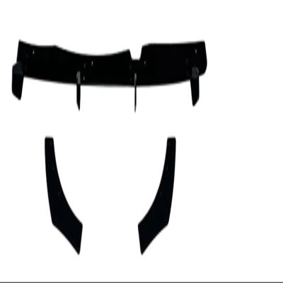 Car Rear Lower Canard Bracket Deflector guard Tail Bumper Diffuser Spoiler Splitter 2019-2021 for VW for Volkswagen for Polo GTI MK6
