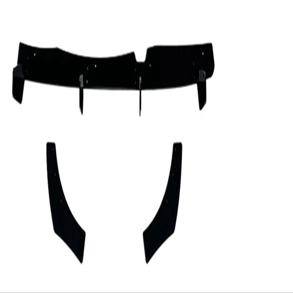 Car Rear Lower Canard Bracket Deflector guard Tail Bumper Diffuser Spoiler Splitter 2019-2021 for VW for Volkswagen for Polo GTI MK6