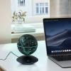 Floating Globe Lamp, 6" Magnetic Levitating Floating Globe 360 Rotating World Map Light with LED Light for Home Office Desk Decor, Creative Educational Gifts (Black, Flying Saucer Base) view 2