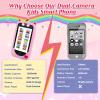 Kids Smart Phone for Boys & Girls, 3.97" Touchscreen Learning Toddler Toy Phone with Dual Camera, 200+ STEM Games, Music Player, Ideal Educational Gifts for Ages 3-10 Christmas, Birthday, Travel view 3
