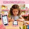 Kids Smart Phone for Boys & Girls, 3.97" Touchscreen Learning Toddler Toy Phone with Dual Camera, 200+ STEM Games, Music Player, Ideal Educational Gifts for Ages 3-10 Christmas, Birthday, Travel view 4