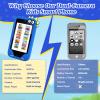 Kids Cell Phone Toy, Educational Learning Smart Phone for Toddlers Ages 3-10 with 3.97" Touch Screen, Dual Camera, 200+ STEM Games & Music - Best Birthday for Boys & Girls view 3