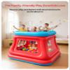 QPAU 3-in-1 Inflatable Bounce House for Kids 36, Ball Pit, Trampoline & Bounce Castle, Safety Net & Open-Entry, Outdoor Indoor Bouncy House with Electric Air Pump, Toddler Outdoor Toys for Backyard view 2
