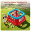 QPAU 3-in-1 Inflatable Bounce House for Kids 36, Ball Pit, Trampoline & Bounce Castle, Safety Net & Open-Entry, Outdoor Indoor Bouncy House with Electric Air Pump, Toddler Outdoor Toys for Backyard view 4