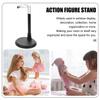 Alasum 2pcs Adjustable Doll Display Stands with Detachable Wire Holder Height Expandable Support Bracket for Action Figures Model Display view 2