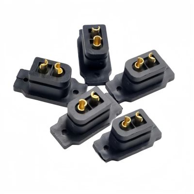 5/15pcs XT60E-F Connector XT60E Female Plug Socket Gold Plated XT60 installable Connector Black Socket distintivo(5pcs XT60E-F Black)