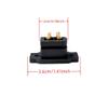 5/15pcs XT60E-F Connector XT60E Female Plug Socket Gold Plated XT60 installable Connector Black Socket distintivo(5pcs XT60E-F Black) view 3
