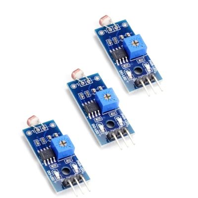 6pcs Photoresistor Module 3 Pins 3.3V-5V Photoresistor 5516 Module for Arduino distintivo(3pcs 5516)