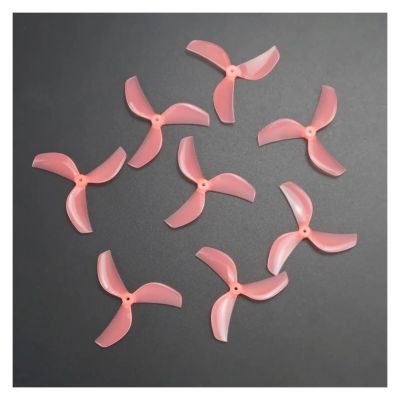 8-Blade for Gemfan 45mm 3-Blade PC Fan with 1.5mm 0805 Motor for RC FPV Racing, Free Flight, Small UAV Fan distintivo(8pcs Pink 1.5mm)