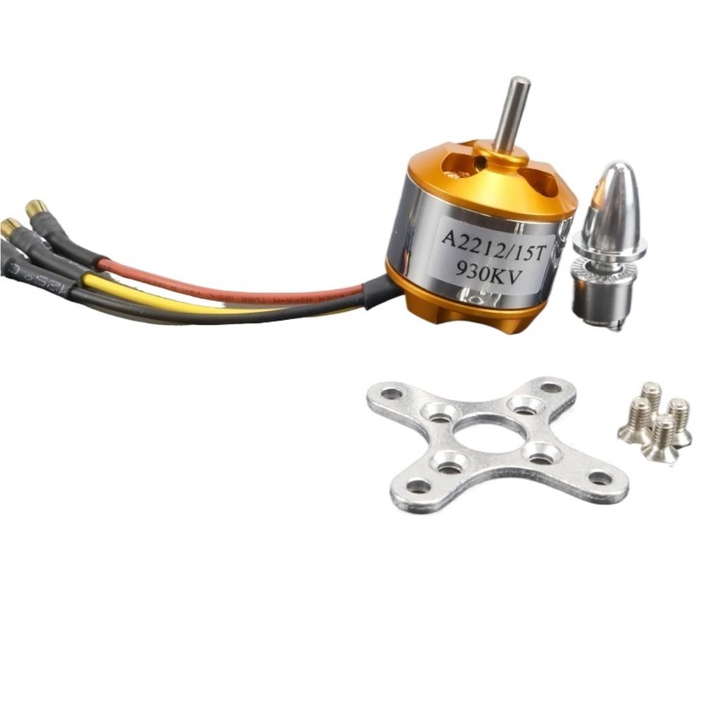 for XXD A2212 2212 930KV 1000KV Brushless Motor for RC Airplane Fixed-Wing Multirotor Drones distintivo(1pcs 2212 930KV)