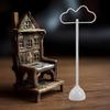 Alasum Scale Dollhouse Furniture Alloy Storage Rack Small Space-Saving Design for Dollhouse Hallway Accessory view 4