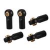 Cwmiibili 20Pcs Metal M3 Link Tie Rod End Ball Joint for 1/10 RC Car Crawler SCX10 D90 D110 CC01,Black view 3