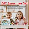 Christmas Craft Snowman Kit, DIY Snowman Making Kit, Creative Air-Dry Modeling Clay Set for Kids, Making Snowmen Kits with Hats,Scarves & Accessories for Christmas Decoration Indoor view 4