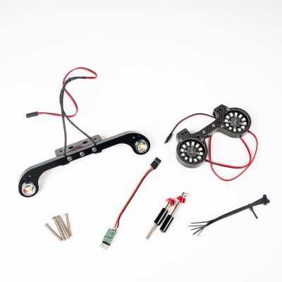 Headlight & Rear Light Kit Set for Arrma 6S 1/8 Kraton V6 EXB,Nylon and Carbon Fiber Durable Head & Rear Light LED 1/8 Scale Lamp Bar for Arrma Upgrade RC Car Parts Accessories