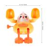 HONITANO Funny Wind Up Chicken Small Plastic Somersault Chick Walking Jumping Clockwork for Birthday Party Favor and Unique Party Decor view 2