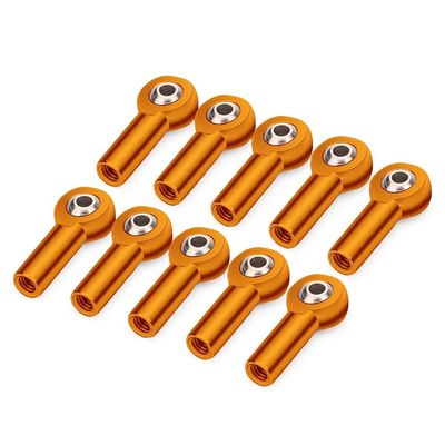 Connecting Rod Tie Rod Ball Joint CW M3/M4 Metal Ball Joint For Axial SCX10 II D90 D110 for Tamiya CC01 1/10 Rc Car Parts confident(M4 gold 10PCS)
