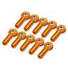 Connecting Rod Tie Rod Ball Joint CW M3/M4 Metal Ball Joint For Axial SCX10 II D90 D110 for Tamiya CC01 1/10 Rc Car Parts confident(M4 gold 10PCS) view 1