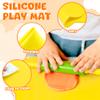 iShyan 130 PCS Dough Tools Set for Kids Ages 3-8,Includes Letter Number,Animal Shape Cutters,Roller,Rolling Pins,Safety Scissors,Plastic Knife,Character Accessories,Dough Mat,Storage Bag view 4