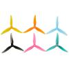 4 Pieces/2 Pairs for Gemfan 51466 V2 5 inch 3 Blades/Three Blades Propeller FPV brushless Motor for FPV Racing Drone 6 Colors distintivo(4pcs Green 51466) view 4