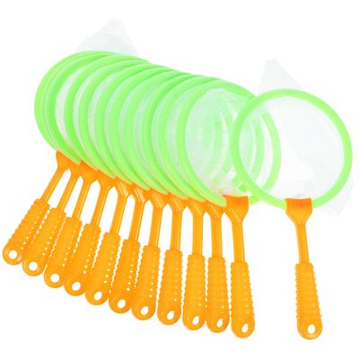 Alasum 12pcs Fishing Nets Portable Insect Catchers with Long Handle for Outdoor Exploration Nets for Boys and Catch and Release Play Random Color