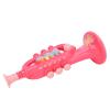 Zopsc Pink Trumpet Toy Educational Electronic Instrument for Kids, Real Performance, 5 Level Volume Adjustment, Suitable for Ages 3+, Plastic Material ((Pink-English Version)) view 4