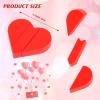 RXLWYUNLAE Valentine's Day Heart Stacking Game - Collapsible Tower for Intimate Date Nights, Love-Themed Parties & Sweet Decor, Suitable for Indoor/Outdoor Play view 3