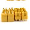 8pcs XT30-F/ XT30-M Bullet connectors Gold Plated Banana Plug for RC Drone Accessories distintivo(8pcs-F XT30) view 2