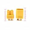 8pcs XT30-F/ XT30-M Bullet connectors Gold Plated Banana Plug for RC Drone Accessories distintivo(8pcs-F XT30) view 3