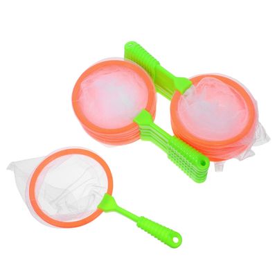 GLSTOY 14Pcs Fishing Nets Lightweight Catching for Outdoor Play Random Color Fish Catcher for S Development and Bath Fun Random Color