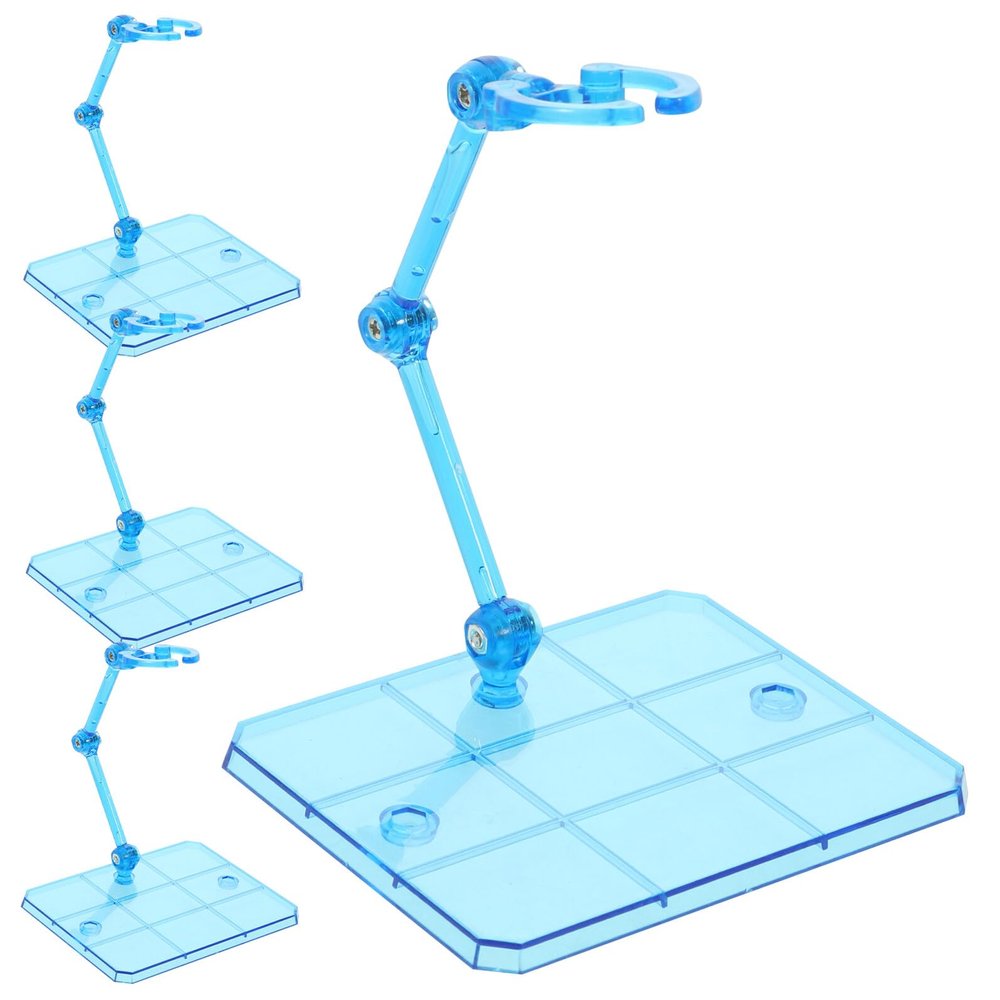 FRCOLOR 4pcs Adjustable Figure Holders Desktop Display Stands for Doll Models Action Figurine Racks Stable Base for Collectors and Display Use