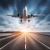 500 Piece Airplane Jigsaw Puzzle for Adults Teens - Airport Runway Sunset Takeoff & Landing, Holiday Educational Toy, DIY Decor view 1