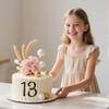 10 Pcs Black DIY Number 0-9 Cake Toppers - Mirror Acrylic Cake Decor for Baby Shower Wedding Birthday Anniversary Party Cake Decorations Supplies view 3