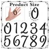 10 Pcs Black DIY Number 0-9 Cake Toppers - Mirror Acrylic Cake Decor for Baby Shower Wedding Birthday Anniversary Party Cake Decorations Supplies view 4