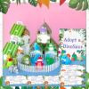 38 Pcs Adopt a Dinosaur Party Favors Include 12 Mini Dinosaur Stuffed Animals 12 Foldable House Gift Boxes 12 Adoption Card 1 Adoption Sign 1 Fence for Adopt A Pet Party Dino Birthday Supplies view 3