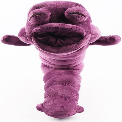 31" Giant Purple Worm Plush - Soft Cuddly Long Body Stuffed Animal for Adults, Huggable Gift for Bedroom Decor