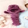 31" Giant Purple Worm Plush - Soft Cuddly Long Body Stuffed Animal for Adults, Huggable Gift for Bedroom Decor view 4