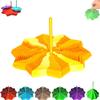 3D Printed Expanded Sensory Fidget Star, Fractal Fidget Hexagon with Handles, 3D Printed Hexagonal Magic Spiral Tower Puzzle Decompression Toy for Christmas, Birthday Gifts (Yellow, 3.54in) view 1