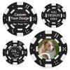 OASF&QPPTY Custom Poker Chips with Logo - 12 Gram Clay Composite - 13 Color Options - Personalized Set of 25 to 1000 Chips for Casino Night, Poker Games, Home Party & Golf Gifts view 1