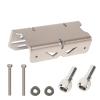 2MM Titanium Front Bumper Shock Absorb Protector for RC Car Arrma 1/8 Typhon 6S V5&TLR,Thick Front Shock Guards Cover Armor AR330492,Bump Absorb with Two Titanium Shock Towers-Titanium B view 1