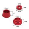 1 Set Metal Steering Knuckle Flange Bushing Gasket Suitable for Tamiya TT02 TT-02 1/10 RC Car Accessories Parts confident(Red) view 4