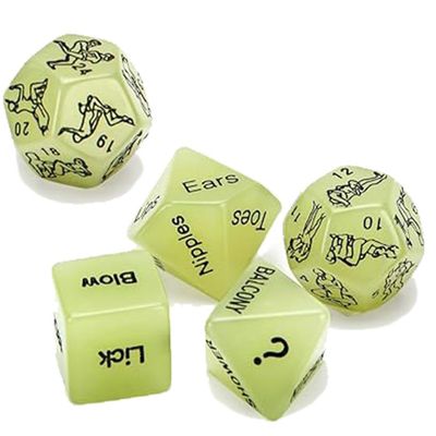 5 Cube Accessories That Glow in The Dark, with Multiple Sensory Functions, Suitable for Various Scenes.