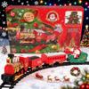 Christmas Train Set with Steam, Toy Train Set Around Under The Christmas Tree, Hanging Xmas Trains with Light/Smoke/Sound/Music, Indoor Xmas Decoration Toy view 2
