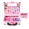 CENGNIAN 32Pcs Kid Makeup Kit for Girls 6-12, 2 Layers Folding Make Up Box Toy Set Child Beauty Cosmetic Kits for Little Girls Party Gifts view 3