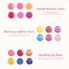CENGNIAN 32Pcs Kid Makeup Kit for Girls 6-12, 2 Layers Folding Make Up Box Toy Set Child Beauty Cosmetic Kits for Little Girls Party Gifts view 4