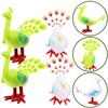 Beaupretty 4pcs Wind-up Peacock for Abs Material Cartoon Clockwork Animal Educational Early Learning Playthings view 3