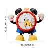Electric Robot Clock  Cartoon Dancing Musical Toy, Interactive Light-Up Clock, Fun Learning Design, Crawl Encouragement Feature, Educational Toy Tool, Play Use for Boys Girls view 2
